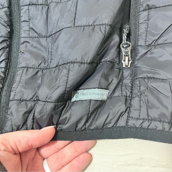 Free Country Mens Lightweight Black Puffer Vest Size Medium - Picture 2 of 8
